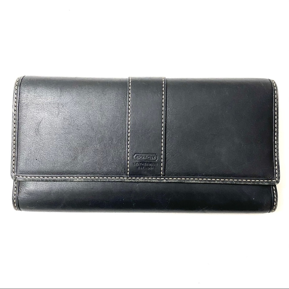 COACH | women’s Black leather wallet